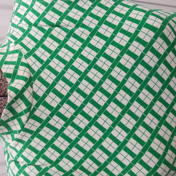 Charming Charlie's Green and White printed Dress - Picture 3 of 7